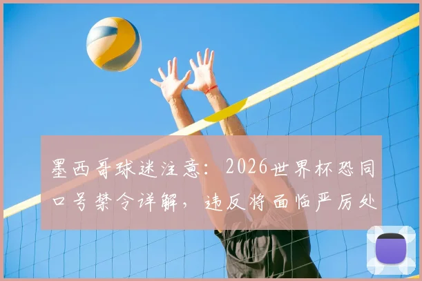 墨西哥球迷注意：2026世界杯恐同口号禁令详解，违反将面临严厉处罚与严重后果