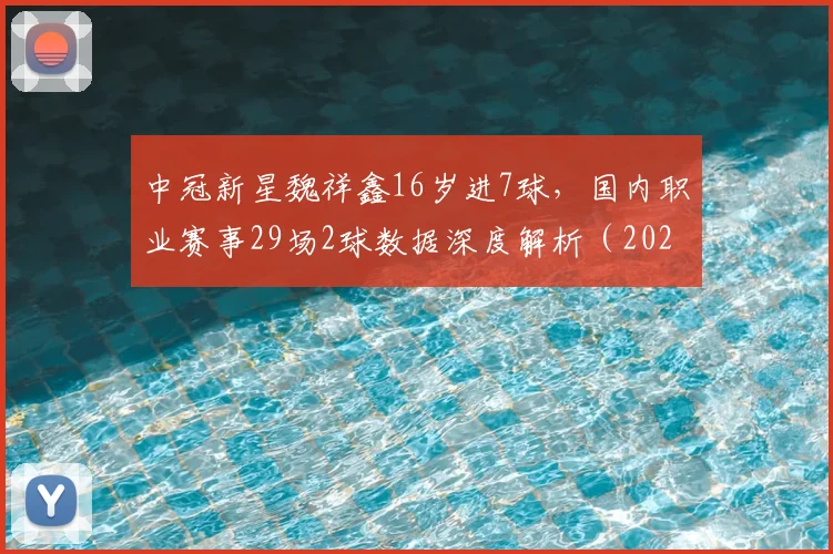 中冠新星魏祥鑫16岁进7球，国内职业赛事29场2球数据深度解析（2026最新）